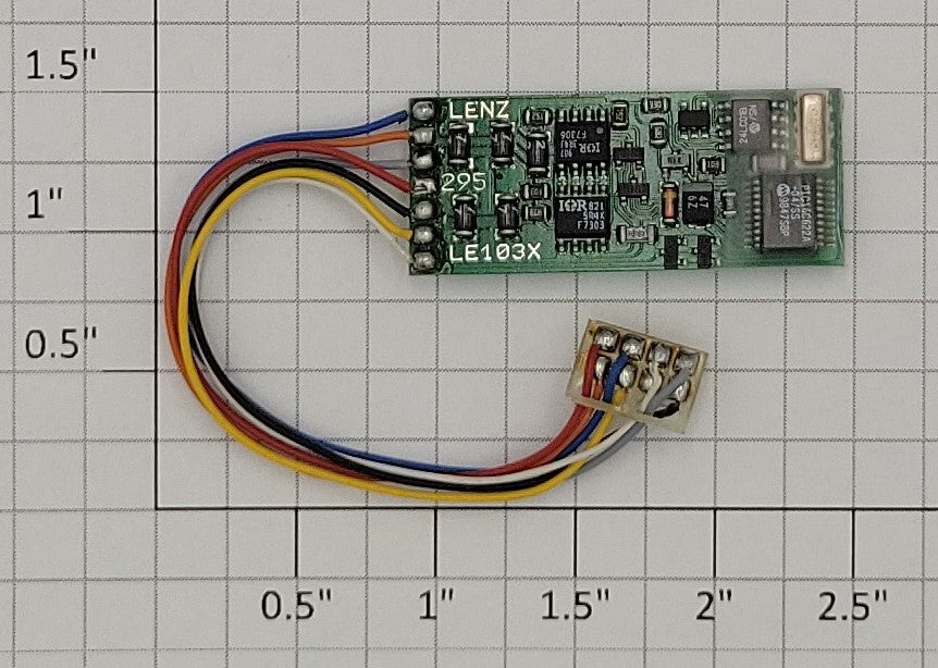 Lenz Elektronik GmbH LE103X Decoder with 8 Pin Plug