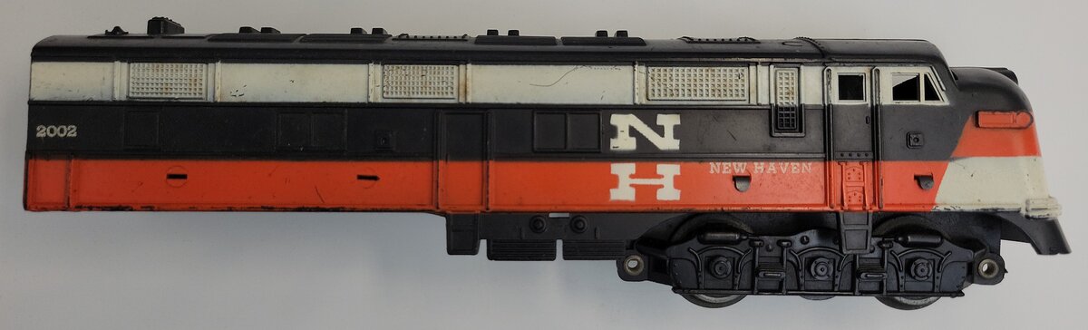 Marx 2002E7 New Haven Diesel Locomotive Engine Shell with Front Truck Assembly