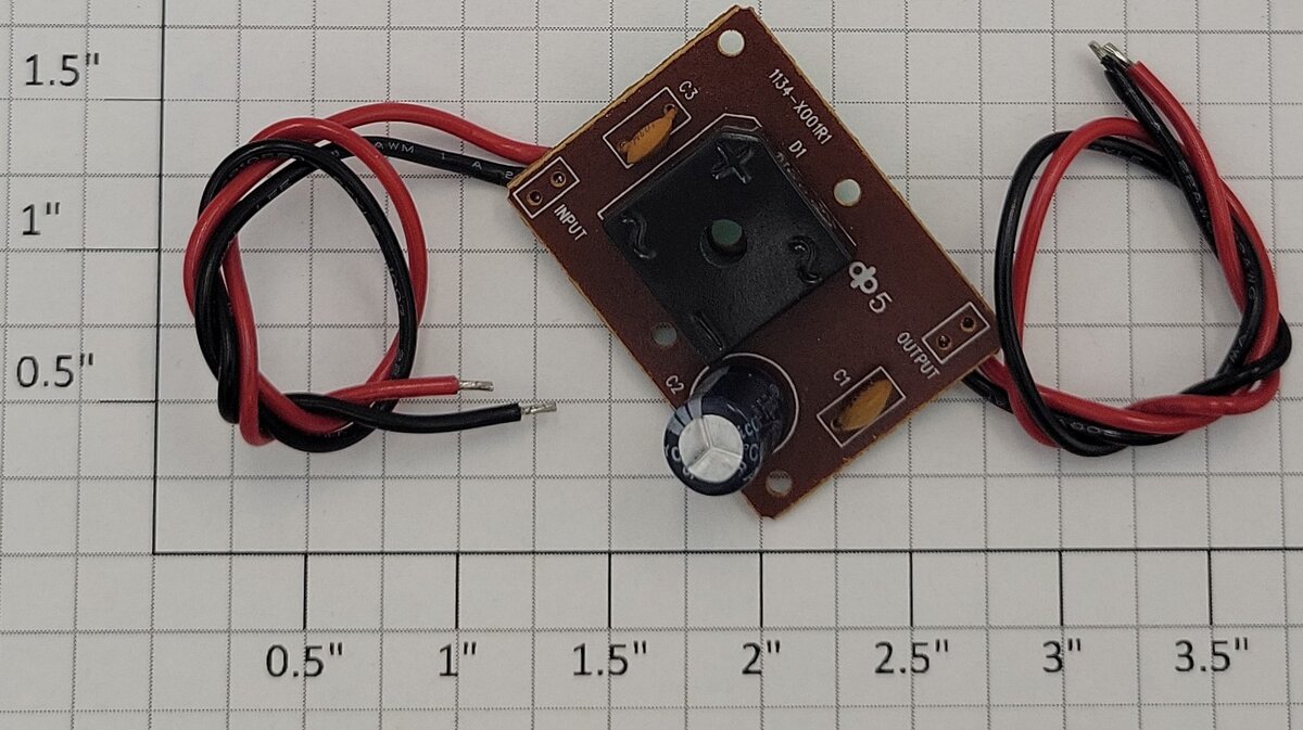 Acme 1134-X001R1 Voltage Regulator PCB Circuit Board