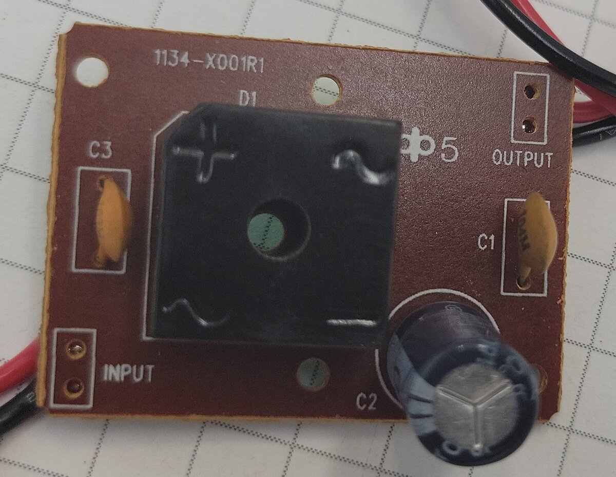Acme 1134-X001R1 Voltage Regulator PCB Circuit Board