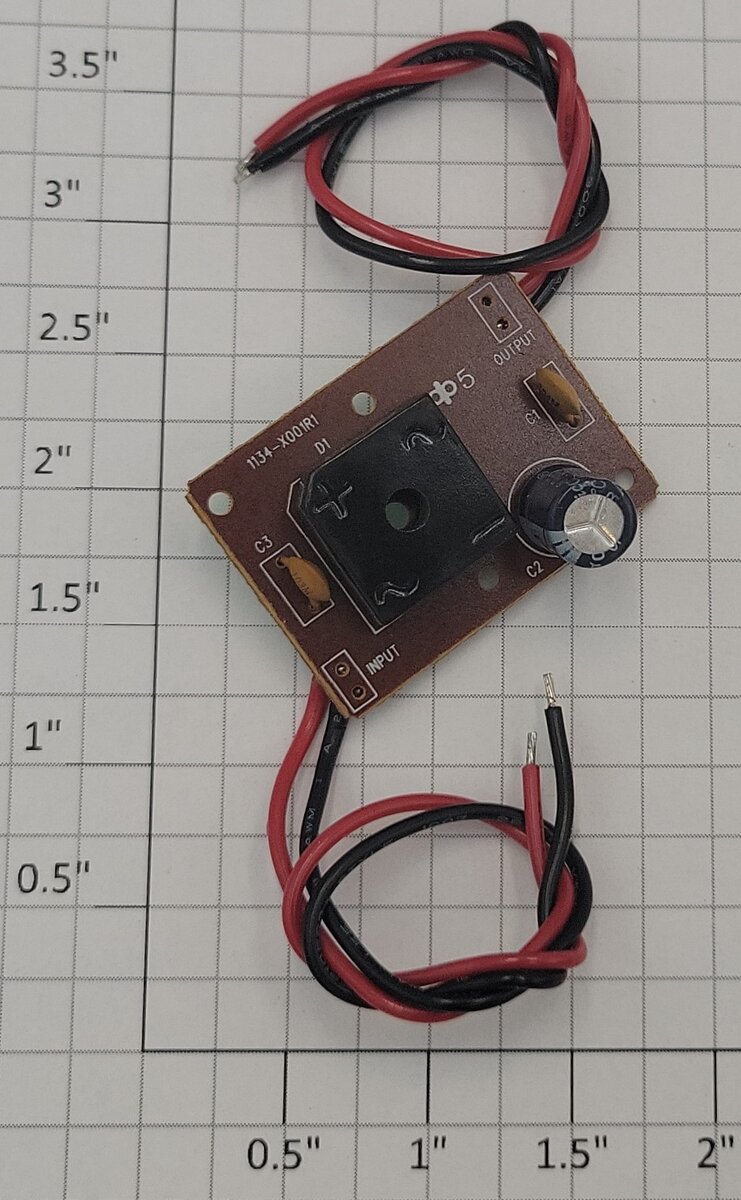 Acme 1134-X001R1 Voltage Regulator PCB Circuit Board