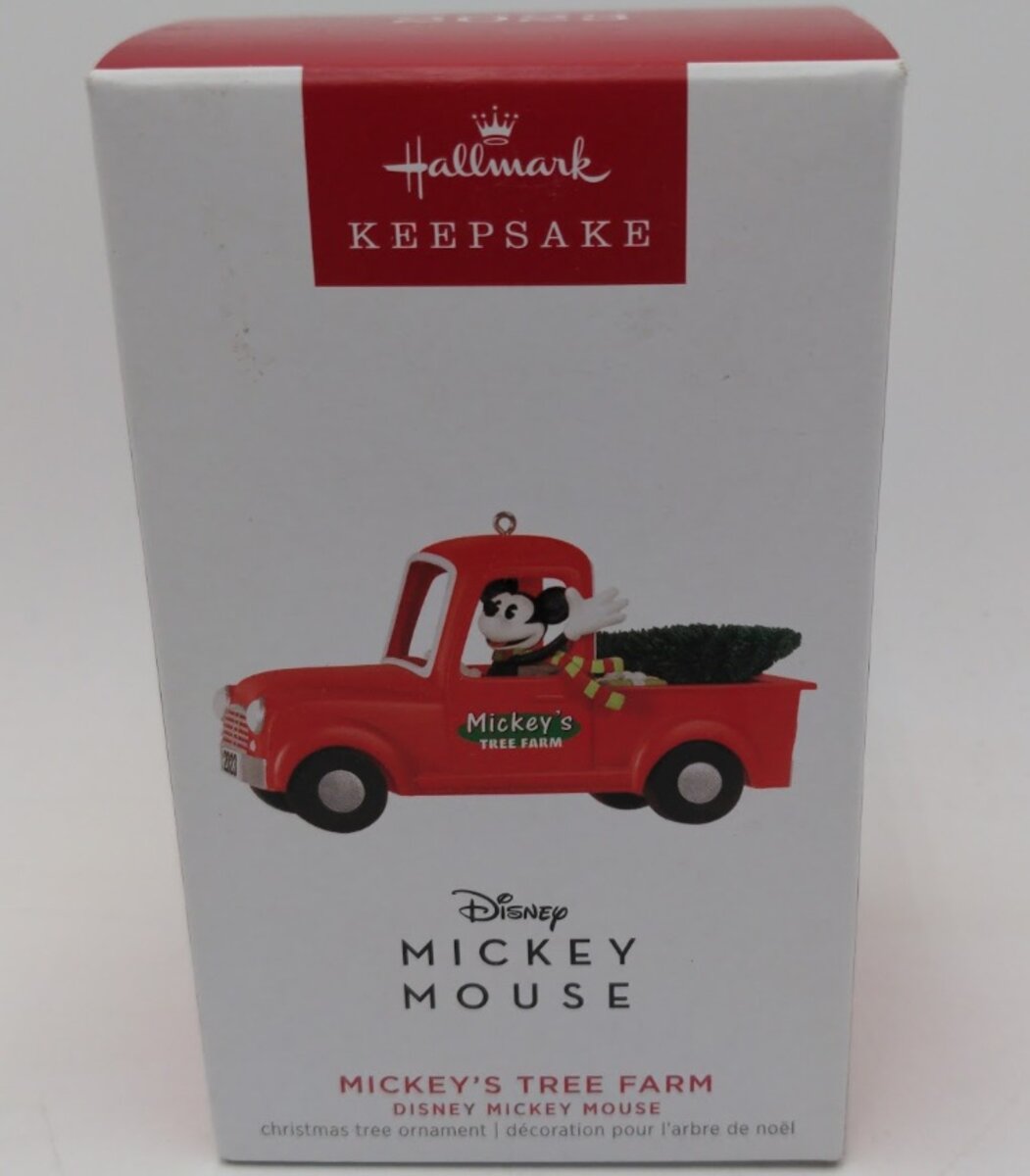 Hallmark QXD6677 Keepsake Christmas Ornament 2023 Disney Mickey's Tree Farm