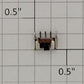 Acme 0924-1 Black SPDT Micro Miniature Slide Switch, Side Mount