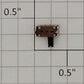 Acme 0924-1 Black SPDT Micro Miniature Slide Switch, Side Mount