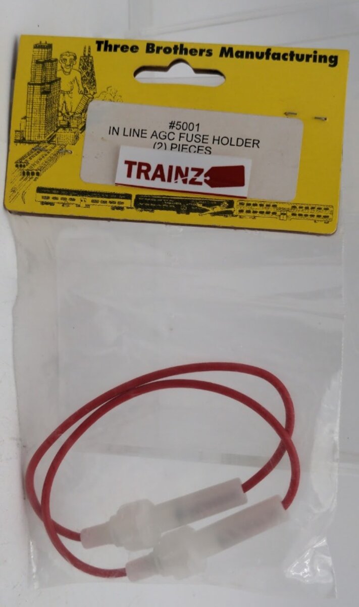 Three Brothers Mfg 5001 In Line AGC Fuse Holder (Pack of 2)