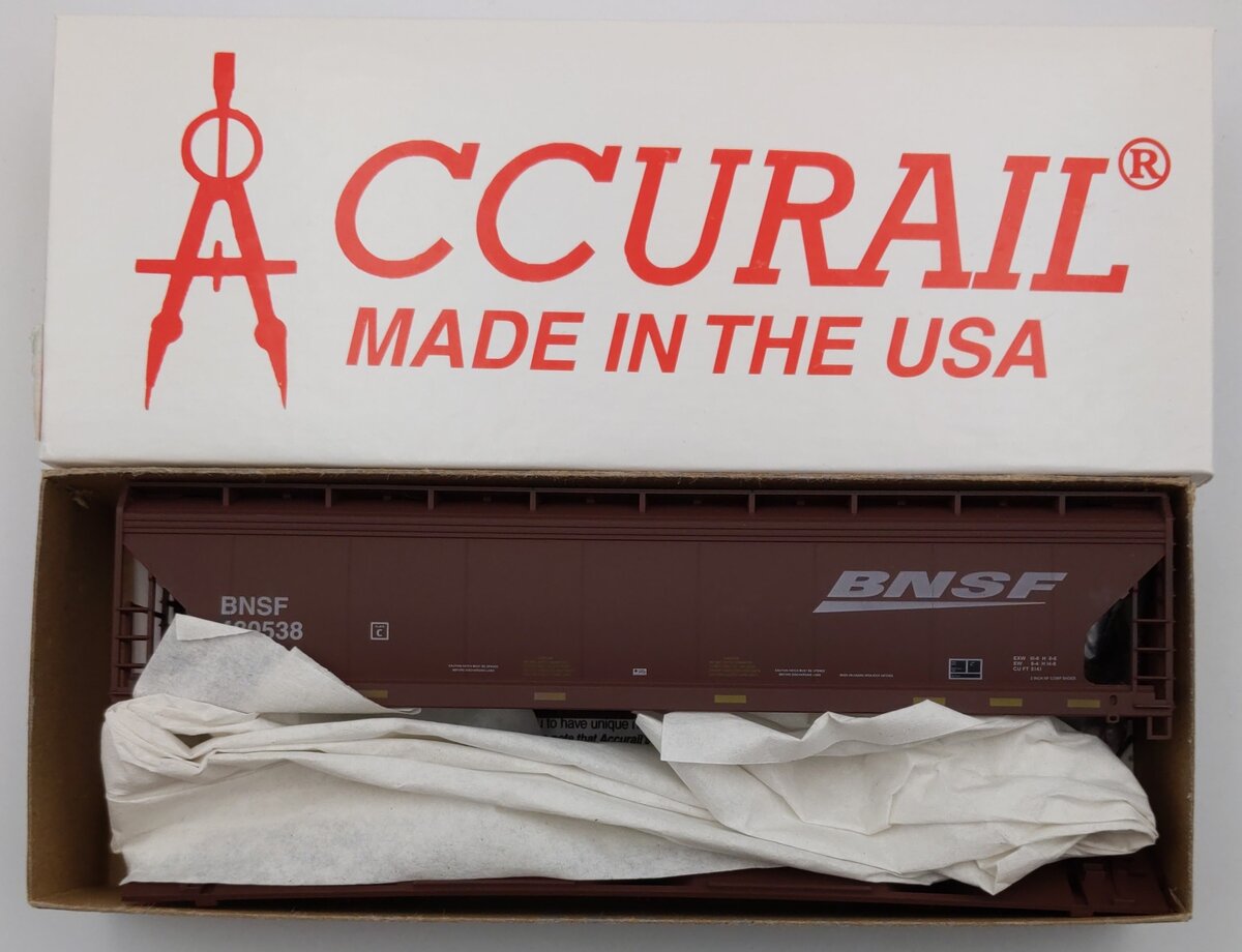 Accurail 2078.1 HO Burlington Northern ACF 3-Bay Covered Hopper Kit