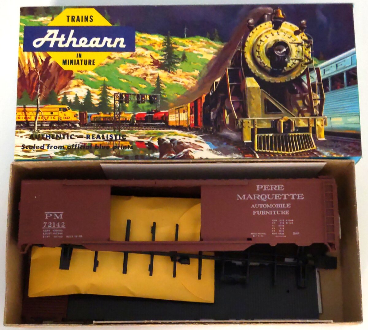 Athearn 5042 HO Pere Marquette 50' Box Car Kit