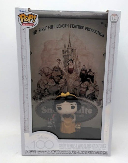 Funko 09 POP Movie Poster Disney 100 Snow White and Woodland Creatures Figures