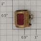 Lionel SH-2X Large Brass Red, Green and Gold Painted Die-Cast Headlight w/ Screw