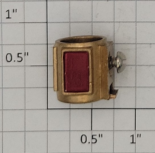 Lionel SH-2X Large Brass Red, Green and Gold Painted Die-Cast Headlight w/ Screw