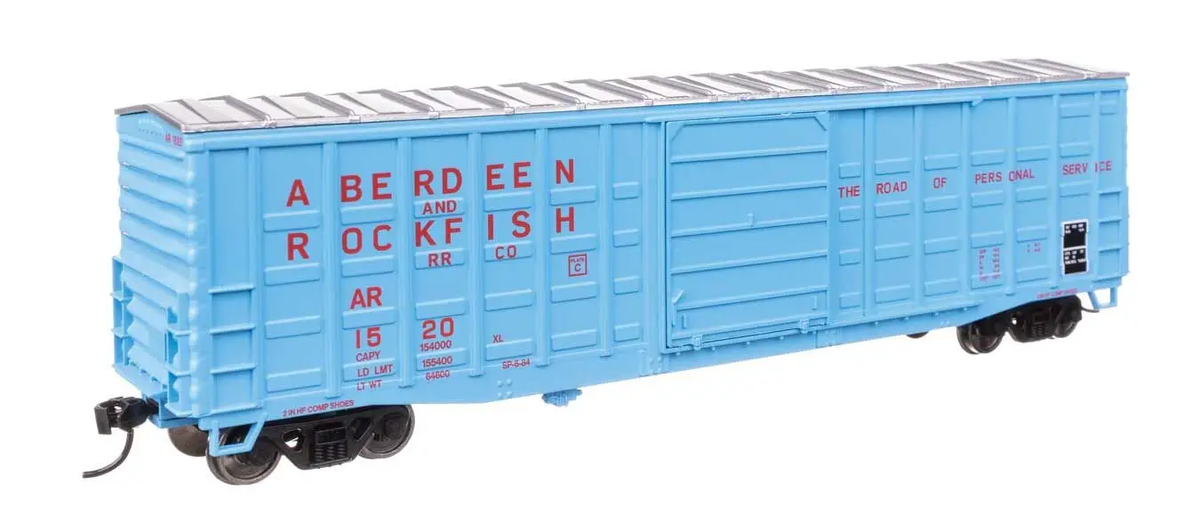 Walthers 910-46702 HO Aberdeen & Rockfish 50' Waffle Side Boxcar RTR #1520