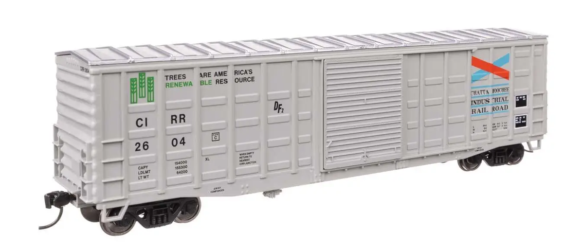Walthers 910-46704 HO CIRR (Youngstown Door) 50' Waffle Side Boxcar RTR #2604