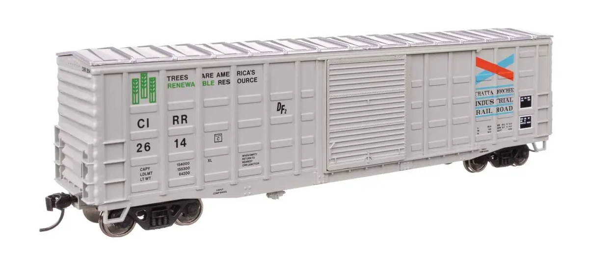 Walthers 910-46705 HO CIRR (Youngstown Door) 50' Waffle Side Boxcar RTR #2614