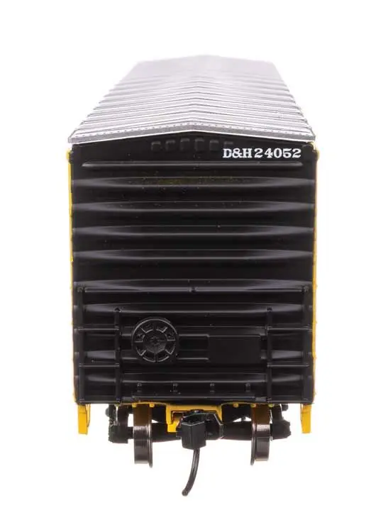 Walthers 910-46709 HO Delaware & Hudson 50' Waffle Side Boxcar RTR #24052