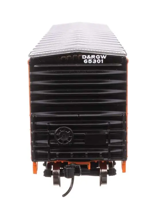 Walthers 910-46710 HO DRGW (Youngstown Door) 50' Waffle Side Boxcar RTR #65301