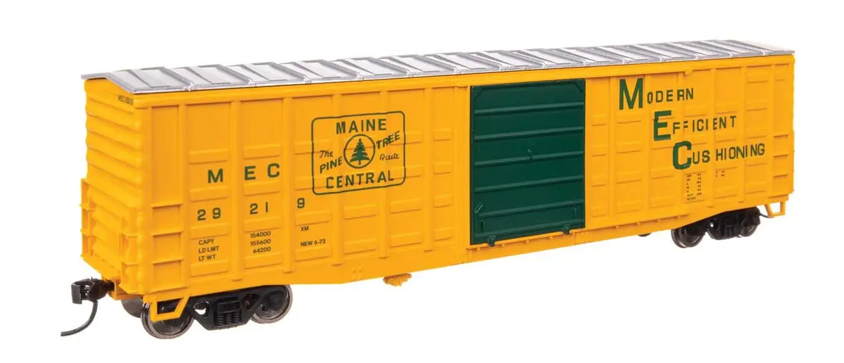 Walthers 910-46715 HO Maine Central 50' Waffle Side Boxcar Ready To Run #29119