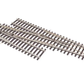 Walthers 948-83073 HO Code 83 Nickel Silver No. 5 Single Crossover LH Turnout
