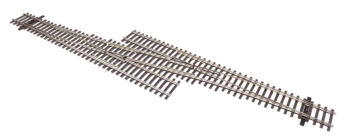 Walthers 948-83073 HO Code 83 Nickel Silver No. 5 Single Crossover LH Turnout