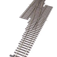 Walthers 948-83073 HO Code 83 Nickel Silver No. 5 Single Crossover LH Turnout