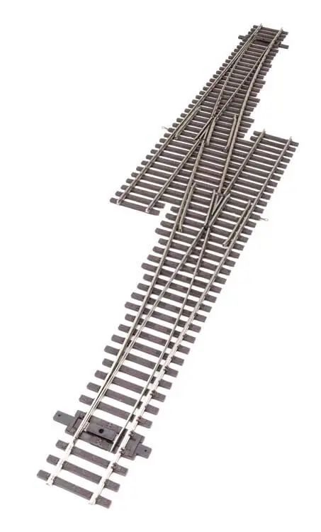 Walthers 948-83073 HO Code 83 Nickel Silver No. 5 Single Crossover LH Turnout
