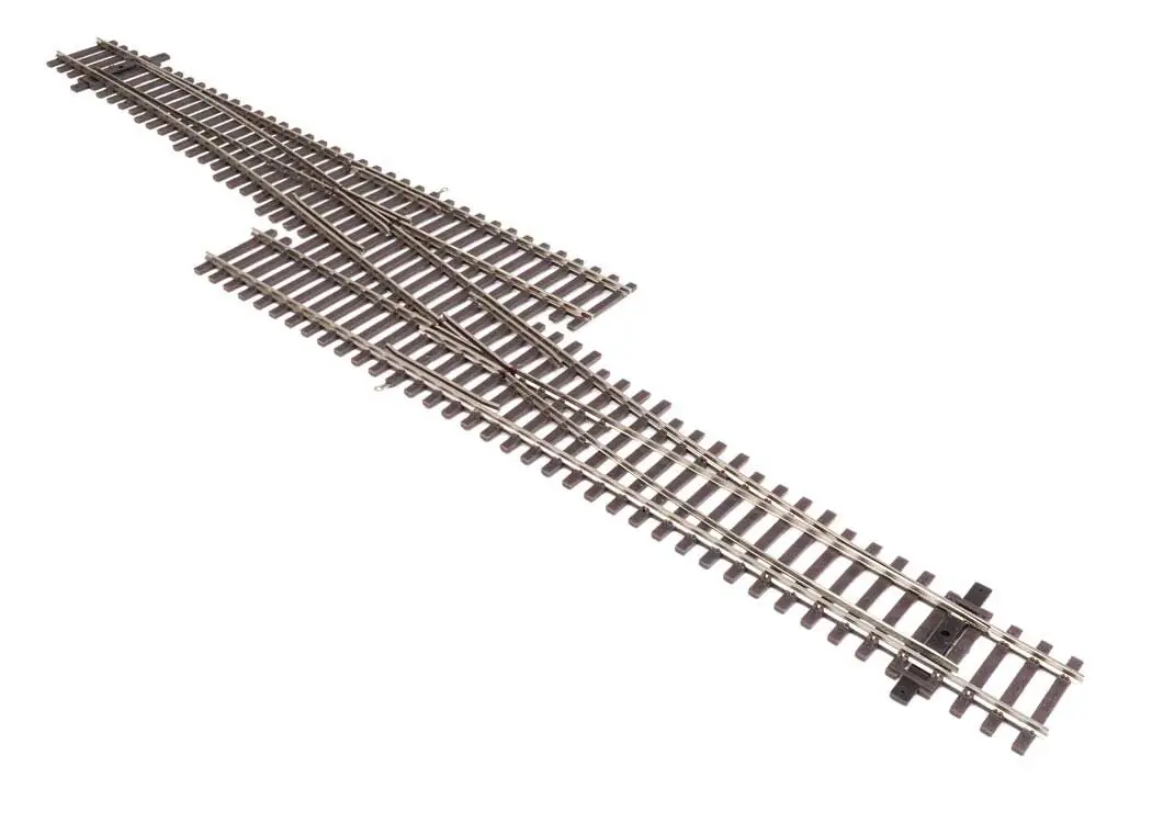 Walthers 948-83074 HO Code 83 Nickel Silver No. 5 Single Crossover RH Turnout