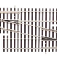 Walthers 948-83074 HO Code 83 Nickel Silver No. 5 Single Crossover RH Turnout
