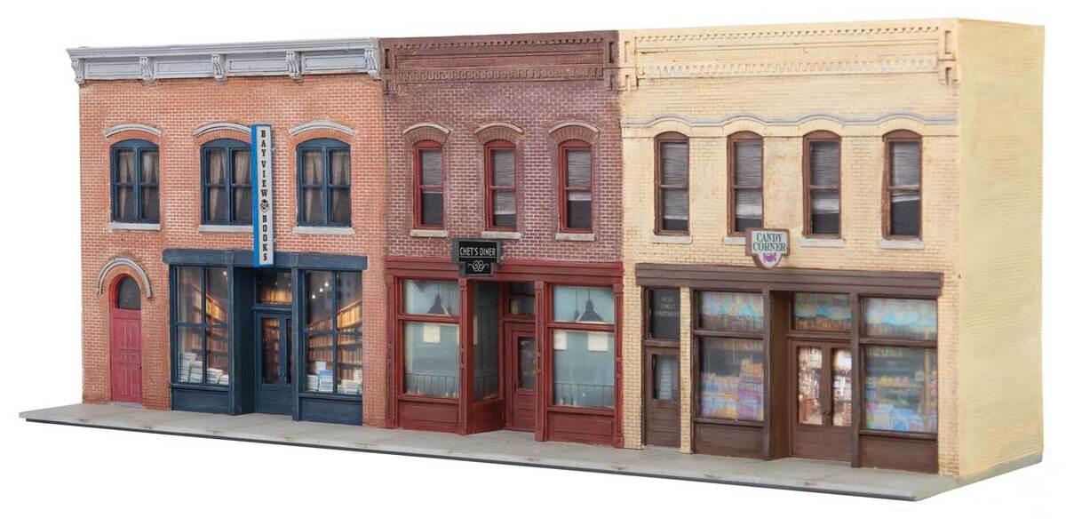 Walthers 933-4072 HO Merchant Row Background Building Kit