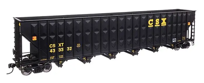 Walthers 910-56342 HO CSX 73' Greenville 7,000 Cubic ft Wood Chip Hopper #433332