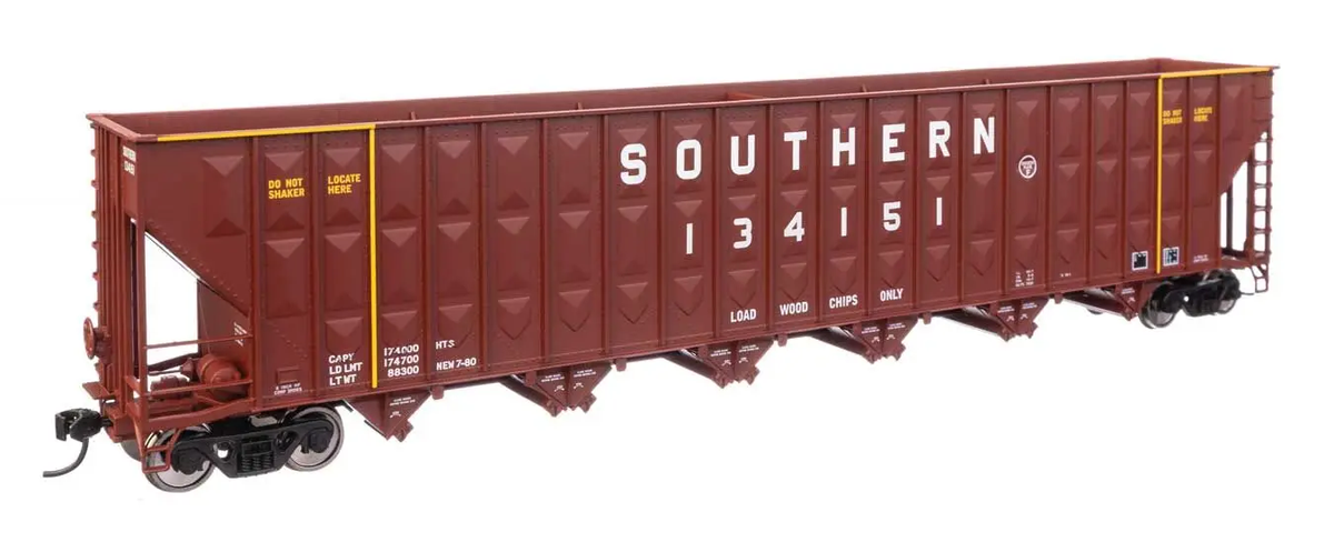 Walthers 910-56366 HO SOU 73' Greenville 7000 Cubic ft. Wood Chip Hopper #134151