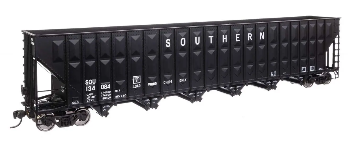 Walthers 910-56370 HO SOU 73' Greenville 7000 Cubic ft. Wood Chip Hopper #134084