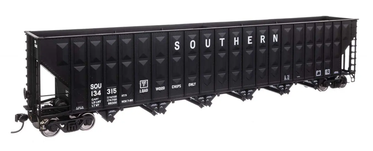 Walthers 910-56373 HO SOU 73' Greenville 7000 Cubic ft. Wood Chip Hopper #134215