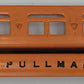 Lionel 607-3 Prewar Orange Pullman Car Metal Window Insert - Repainted