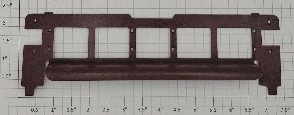 Lionel 0926-1 O Gauge Prewar Brown Wood Grain Metal Window Insert