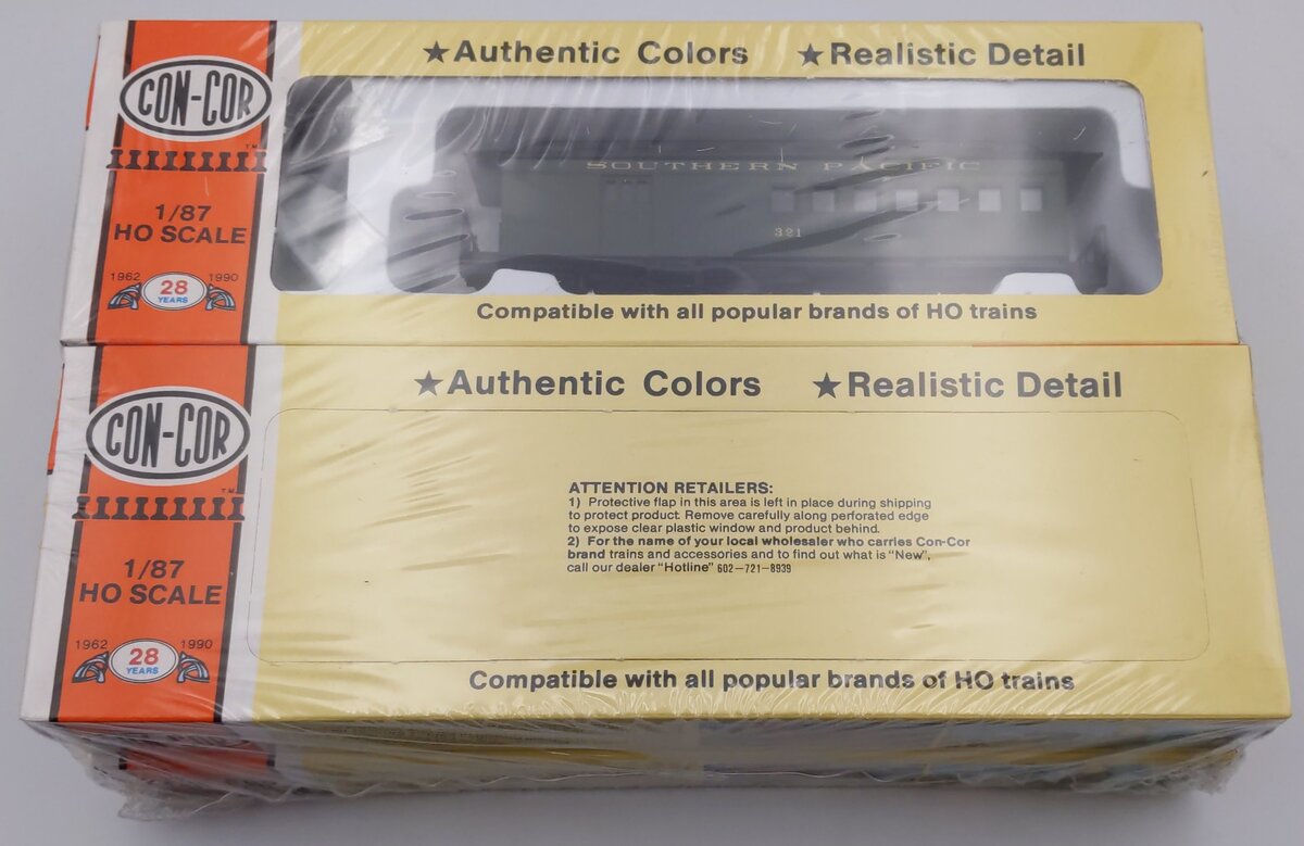 Con-Cor 003-000107 HO Southern Pacific Coach 1&2, Combine & Baggage Kit