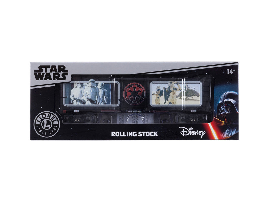 Lionel 2528250 O Star Wars Stormtroopers Character Boxcar
