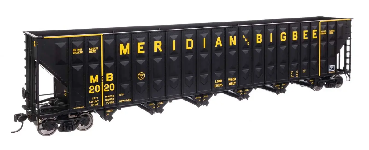 Walthers 910-56353 HO MNBR 73' Greenville 7,000 Cubic ft Wood Chip Hopper #2020