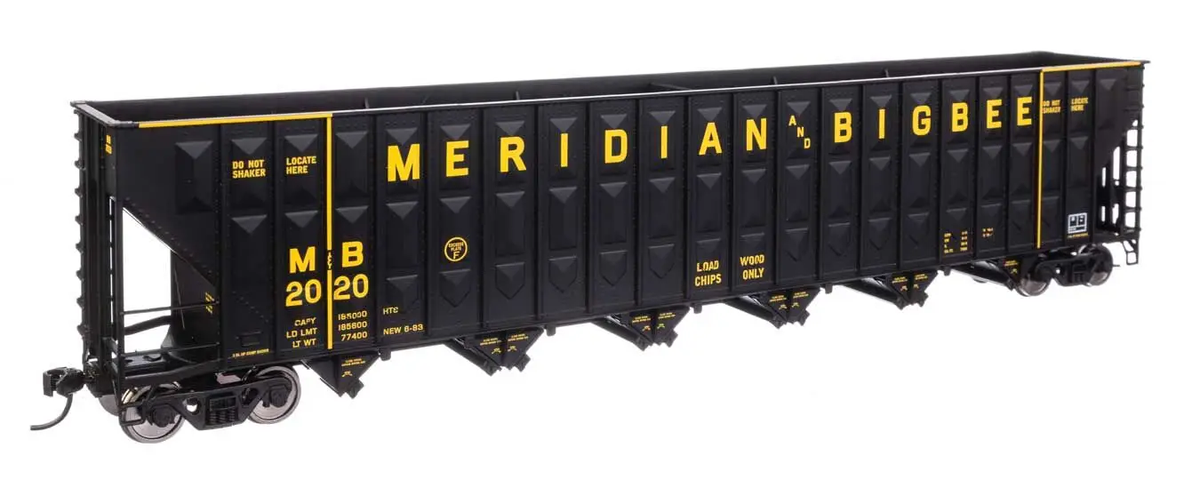 Walthers 910-56353 HO MNBR 73' Greenville 7,000 Cubic ft Wood Chip Hopper #2020