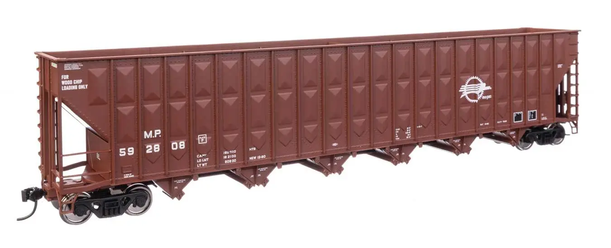 Walthers 910-56354 HO MP 73' Greenville 7,000 Cubic ft Wood Chip Hopper #592808