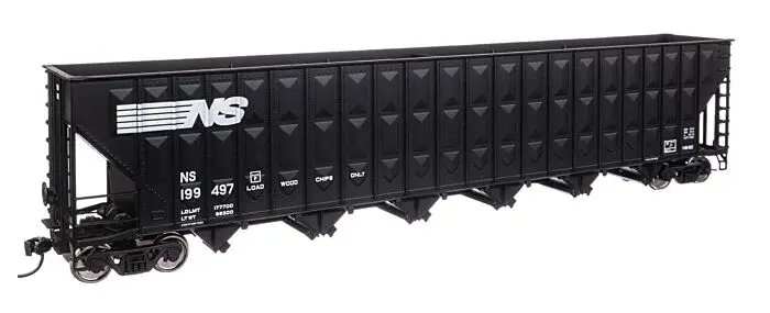 Walthers 910-56360 HO NS 73' Greenville 7,000 Cubic ft. Wood Chip Hopper #199497