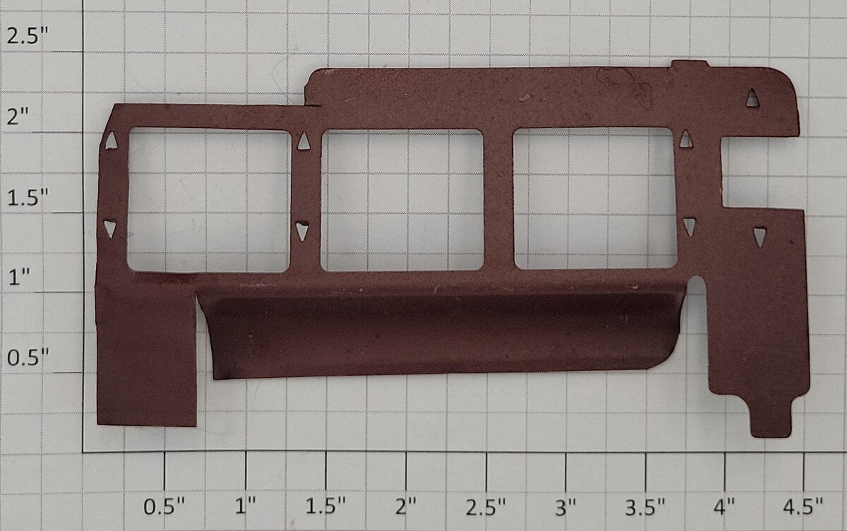 Acme 0926-4 Prewar Standard Gauge Repainted Brown Metal Window Insert