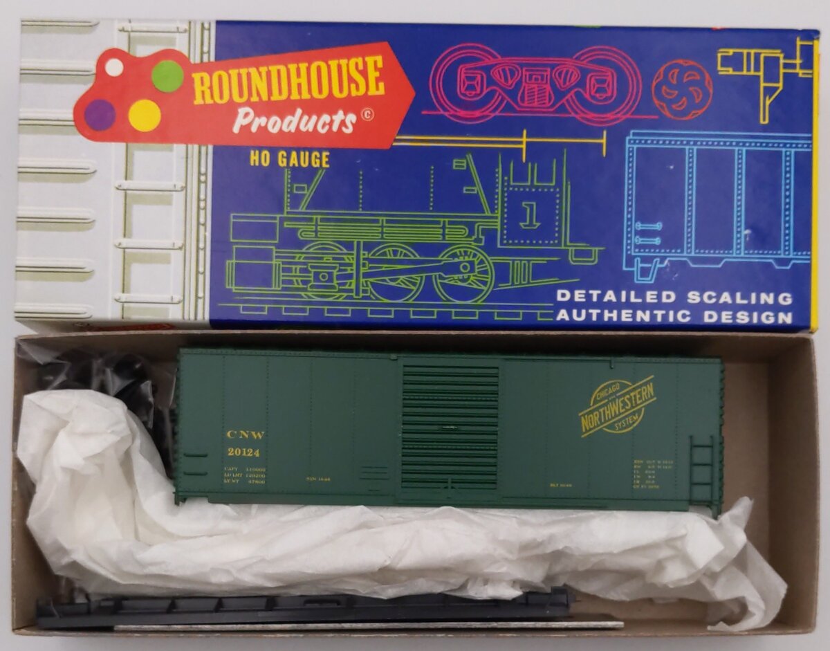 Roundhouse 1114 HO C. & N. W. Modern Boxcar Kit