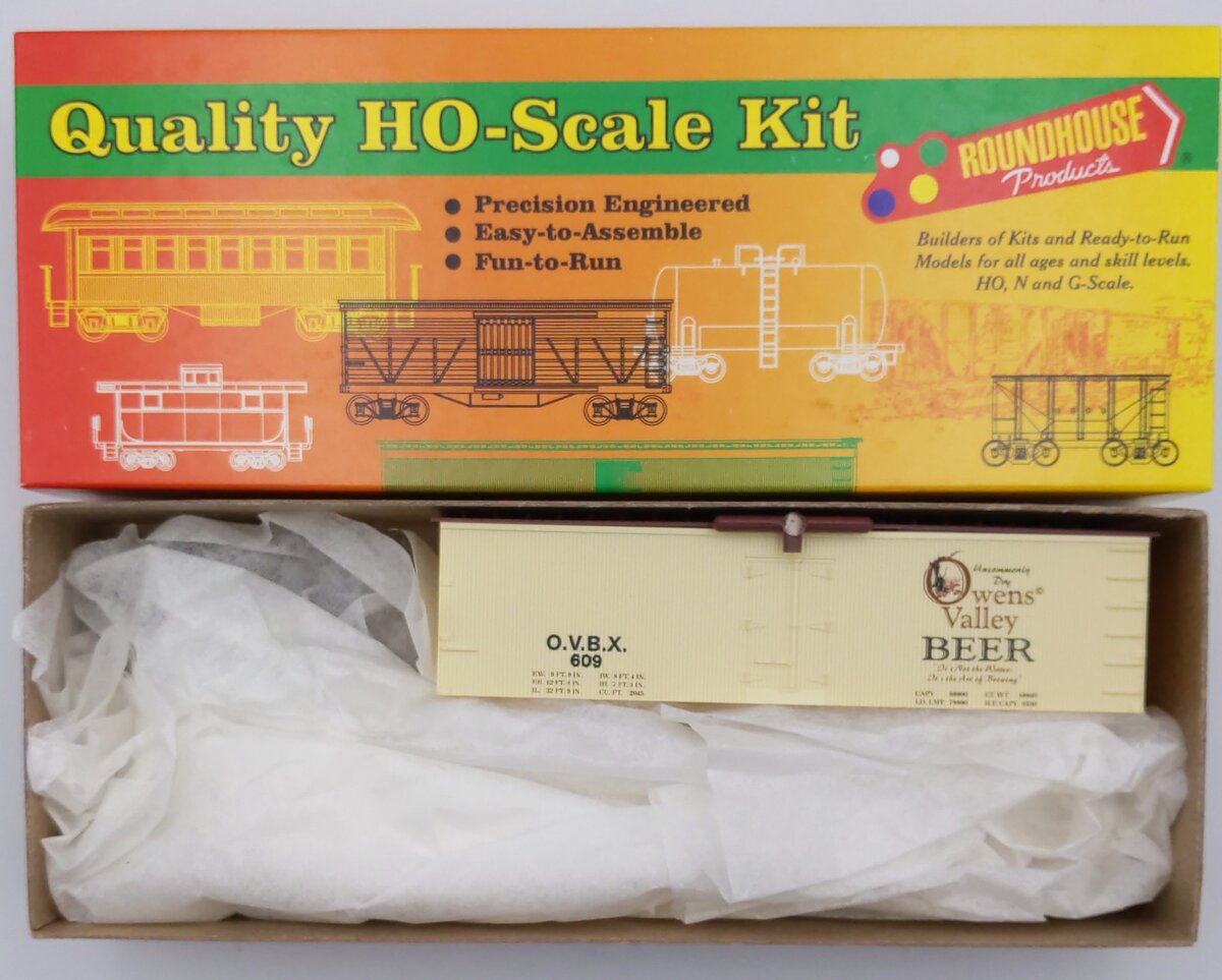 Roundhouse 30755 HO Owens Valley 36' Truss Reefer Kit