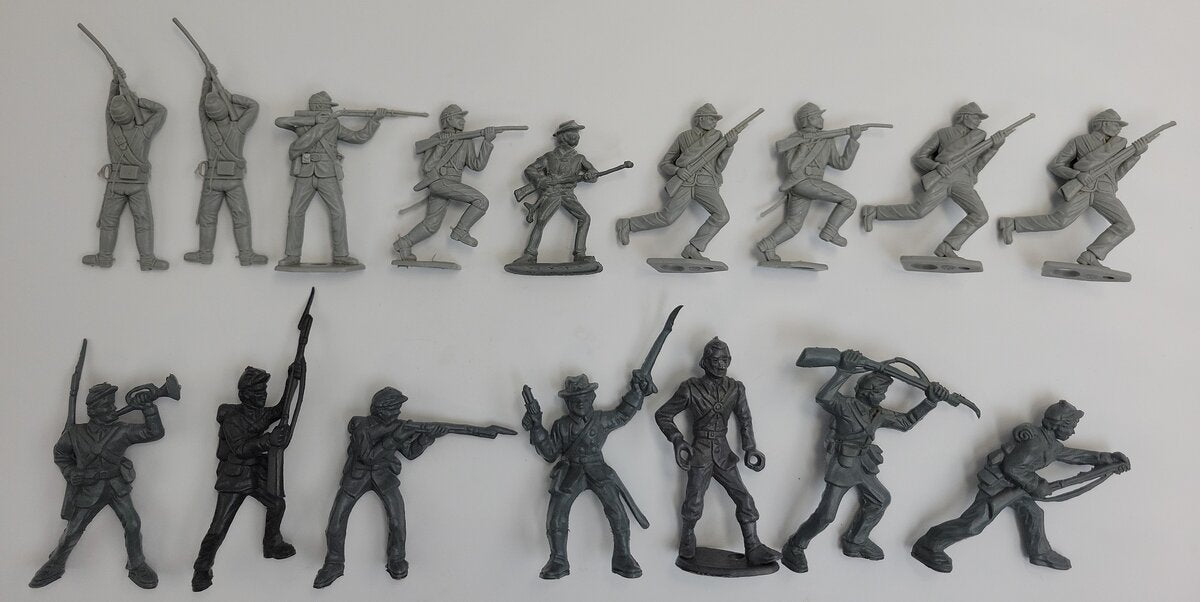 Acme 26-1125  Civil War Figure Assortment (Bag of 16)