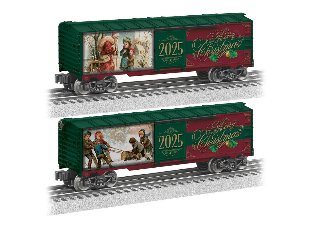 Lionel 2528100 O 2025 Christmas Boxcar LN/Box