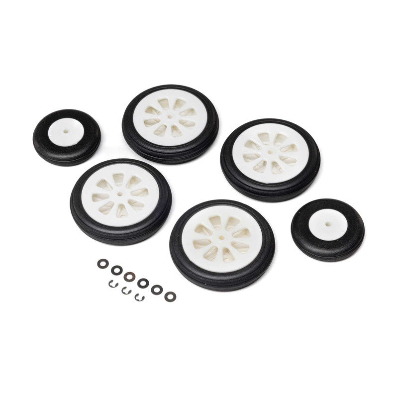 E-flite EFL-2549 Airbus A320 1.5m Airliner 64mm EDF Jet Wheel Set