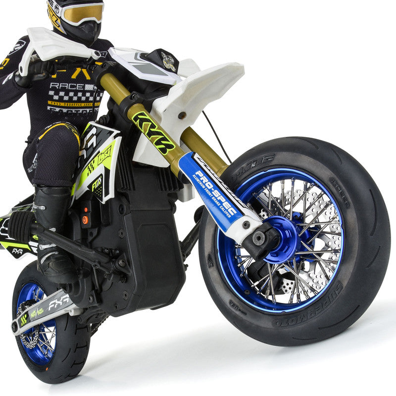 Pro-Line Racing 284700T1 1:4 Blue/Blue Pro-Spec Aluminum V2 Bead Front Wheel
