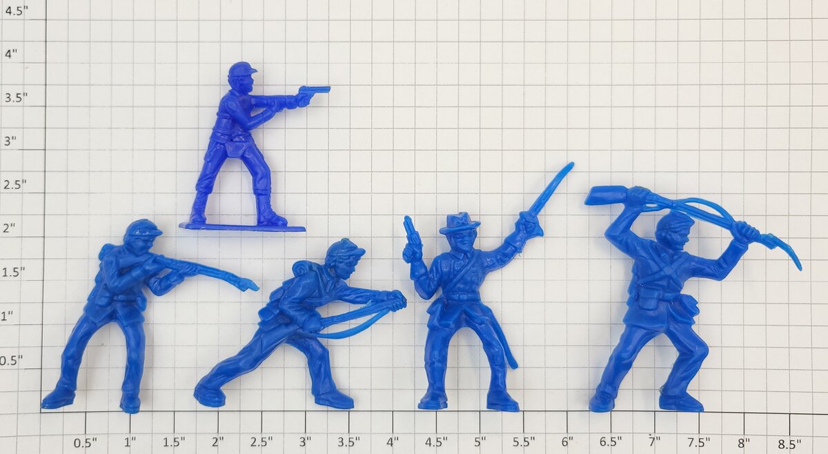 Acme 29-434 Civil War Figure Assortment (Bag of 5)