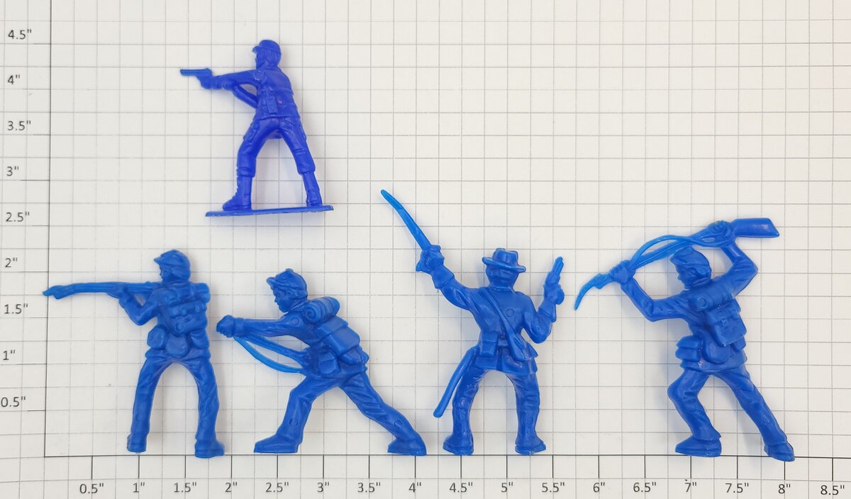 Acme 29-434 Civil War Figure Assortment (Bag of 5)