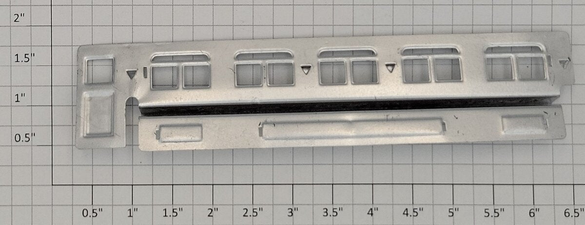 Lionel 611-2 O Gauge Prewar Observation Car RH Inside Window Frame Repainted