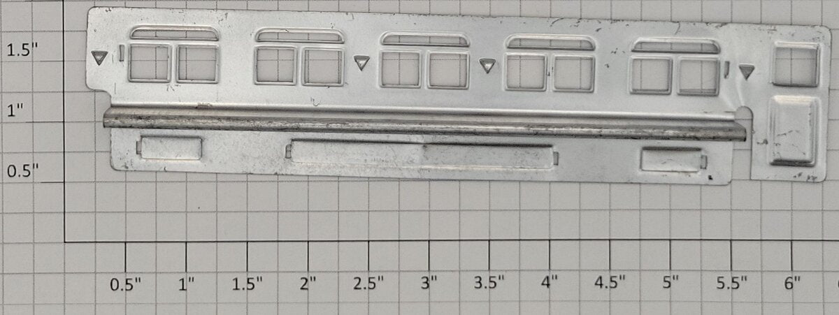 Lionel 611-2 O Gauge Prewar Observation Car RH Inside Window Frame Repainted